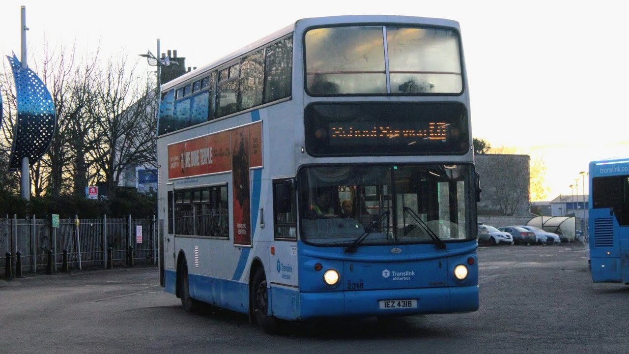 A ride on Translink Ulsterbus Volvo ALX400 2318 on route 302a