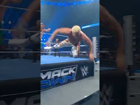 Cody gets sent SOARRRRING to the table‼️