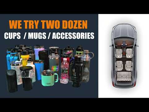 Looking for what cups and bottles fit in the Subaru Ascent's 19 cupholders? I test 336 combinations!