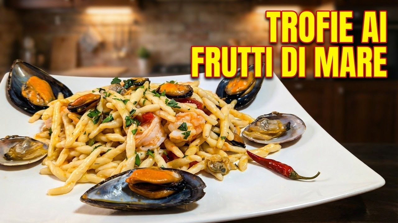 trofie con frutti di mare