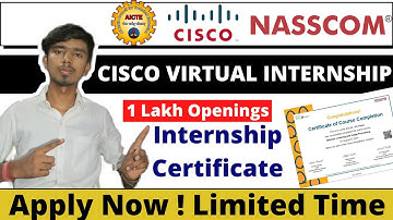 CISCO Virtual Internship Program 2022 | Cisco Internship | Cisco Internship Certificate