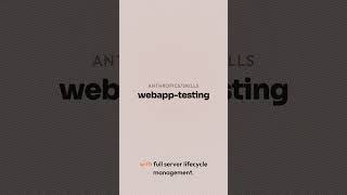 💻 39K Devs Use Webapp Testing — AI Coding Agent Skill #Shorts