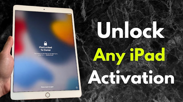 How to bypass ipad locked to owner