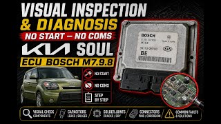 Live Kia Soul ECU Diagnosis | Bosch M7.9.8 No Start & No Communication