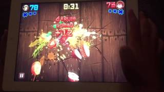 Terry Playing Fruit Ninja - Tournament Against Mari screenshot 4