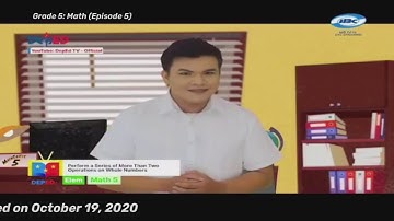 Grade 5 Math Ep5: Perform a Series of More than Two Operations on Whole Numbers