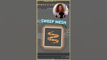 Sweep Mesh will help you create #3Dart - #maya #tutorial #gamedev #digitalart #3dmodeling