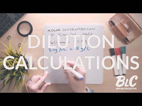 Laboratory Solutions and Dilutions