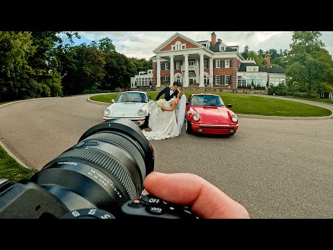 Nikon Z5 II and 35mm f1.4 with Wedding Photography Settings on the Screen