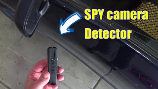 Hidden SPY camera or GPS tracker Detector  First time use around my CAR!
