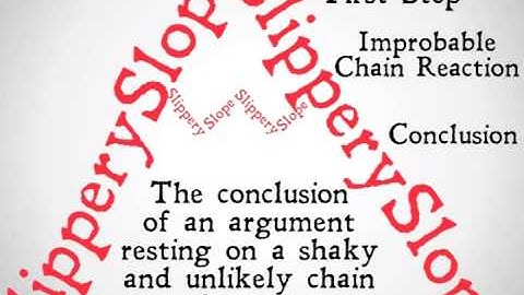 Slippery Slope Fallacy