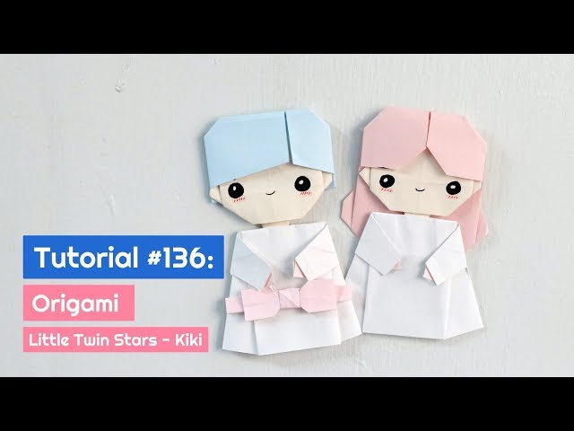 DIY Origami Little Twin Stars - Kiki | The Idea King Tutorial #136