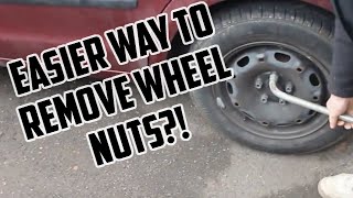 HOW to REMOVE WHEEL NUTS -Most Times
