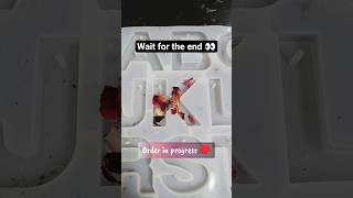 Rose keychain making | Resin keychain ♥️✨️ #resin #resinart #shorts #short