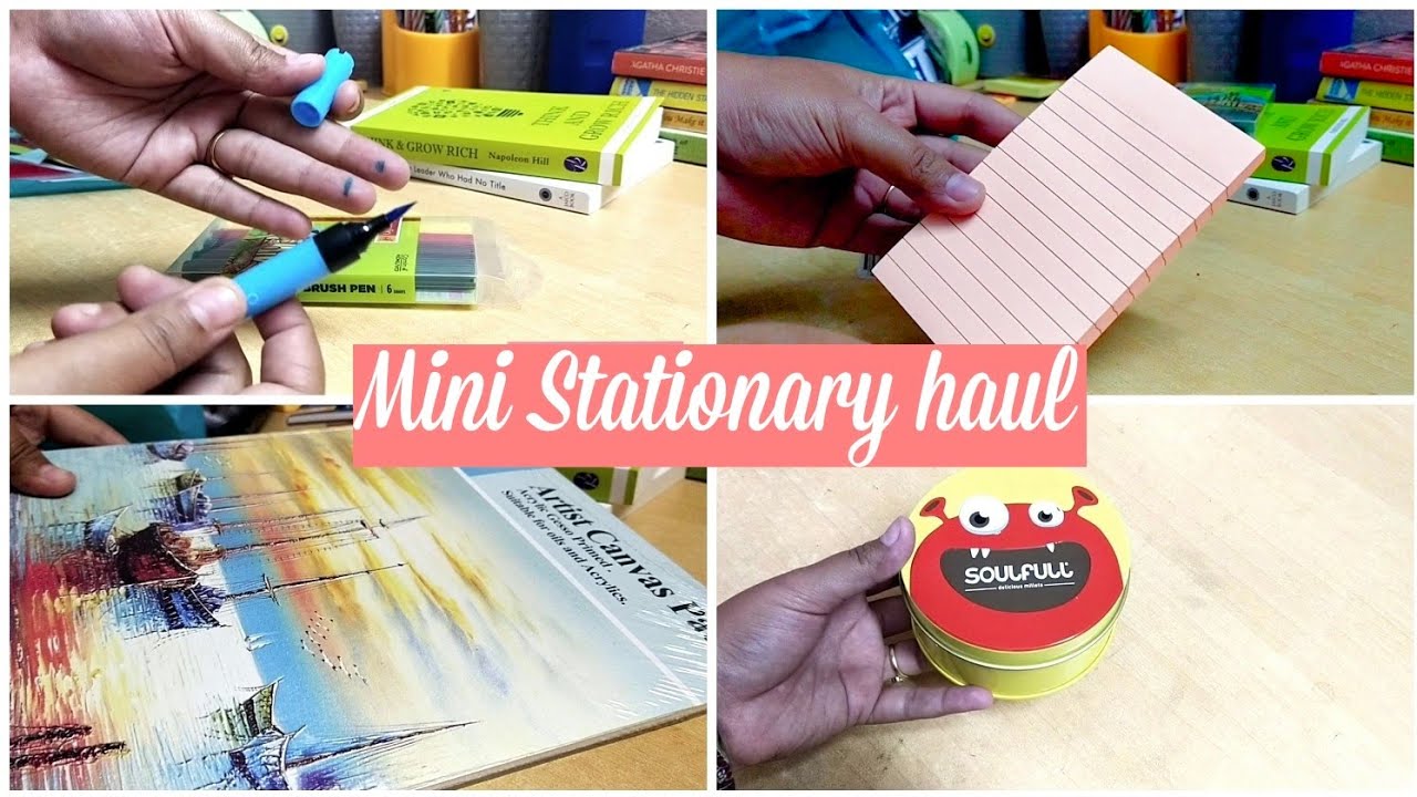 Mini stationary haul Exploring goals with SP Himalaya book world