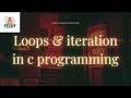 Loops and Iteration in C | for, while, do-while Loops Explained with Examples