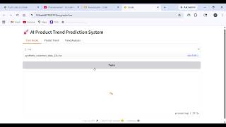 AI-Based Customer Behaviour and Product Trend Analysis System Using Deep Learning