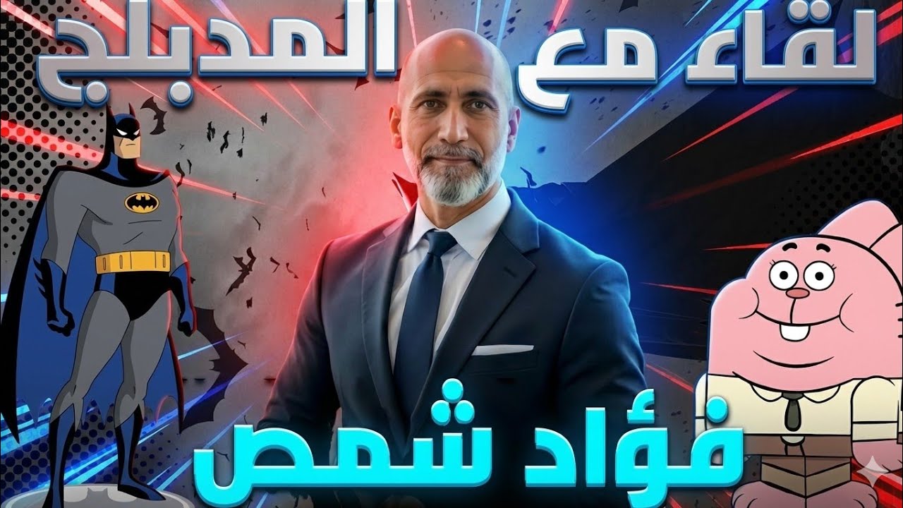 حلقة خاصة مع اسطورة الدبلجة العرببه فؤاد شمص 🎤 | صوت باتمان وريتشارد وناشونال جيوغرافيك و الجزيرة🎙️💎