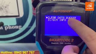Video 40 : Smarttool erase fault code P0611 for Piaggio  Vespa MIUG3