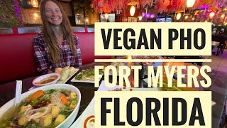 🍜 “Vegan Pho” And other Vegan Food in Fort Myers, Florida!! #veganfood #pho #veganpho