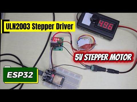28BYJ-48 5V 4-Phase Stepper Motor for Arduino, Raspberry Pi & ESP32 — video 3 thumbnail