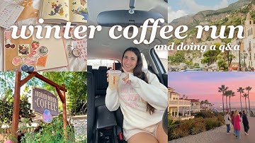 a chatty coffee run vlog! future plans, post grad life, starting a business, q&a | vlogmas day 19