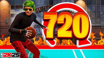 HOW TO DO THE GLITCHY 720 SPIN IN NBA 2K25! BEST STEEZO ADVANCED DRIBBLE MOVES TUTORIAL