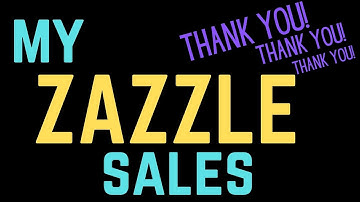 My Zazzle Store Sales Update - Print on Demand Earnings - Make Money Online Passive Income