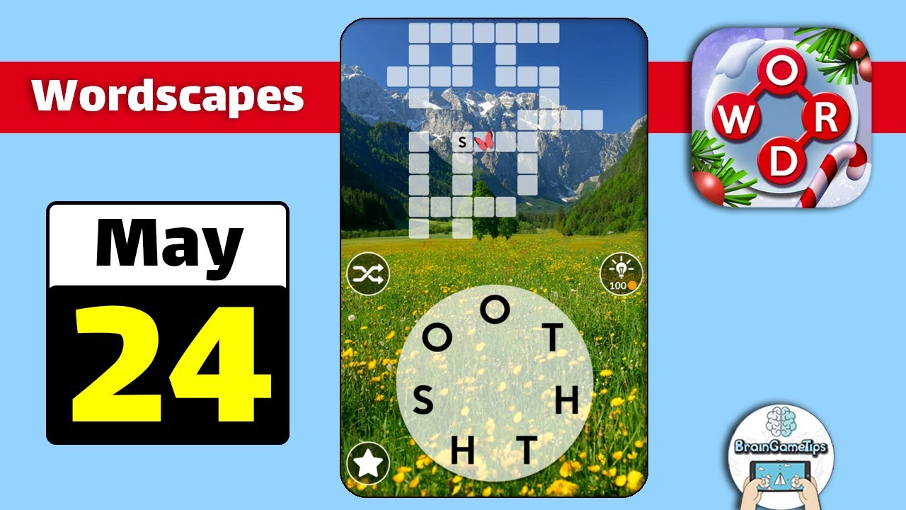 Wordscapes May 24 2021 Daily Puzzle Walkthrough YouTube