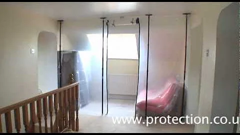 Zipwall® Temporary Dust Screening System - Protect against dust and dirt