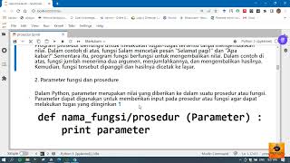 Prosedur di bahasa pemogramman python
