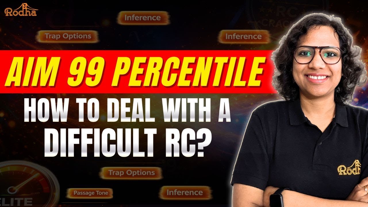 Aim 99 Percentile in VARC | How to Solve a Difficult Passage CAT 2026 | Nikita Mam #rodhaenglish