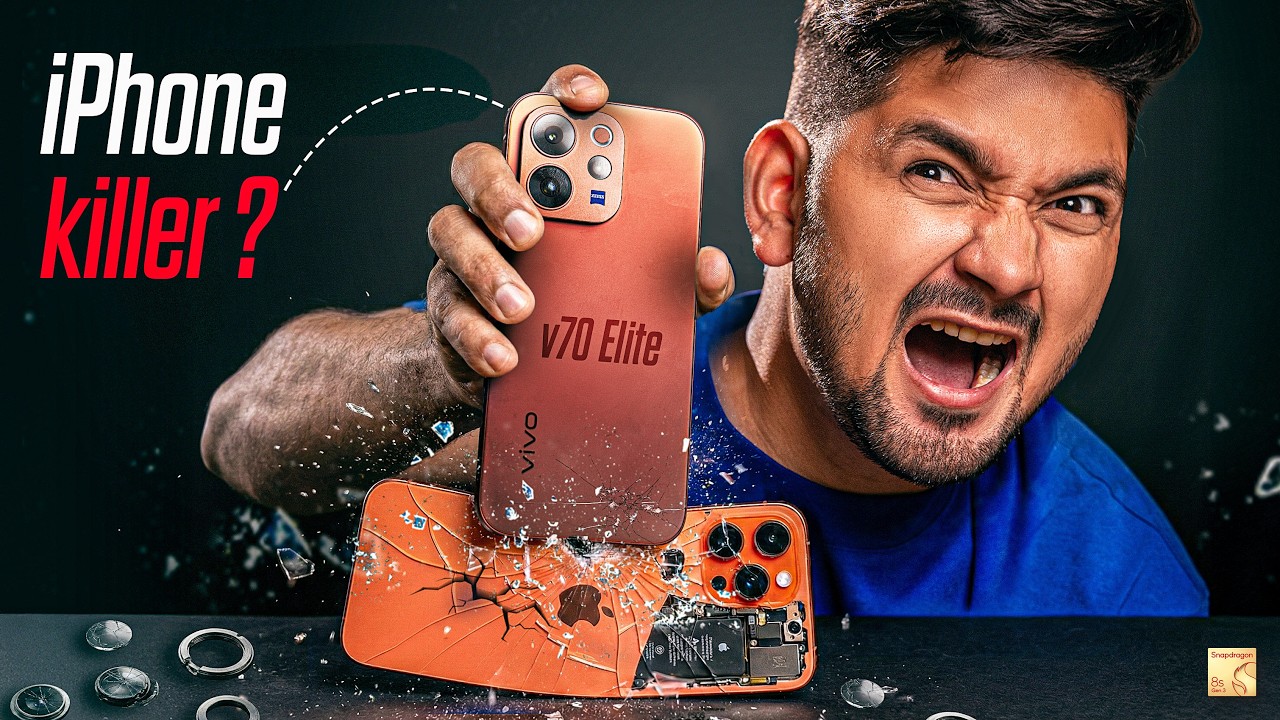Finally iPhone is Defeated! - vivo V70 ft Snapdragon.