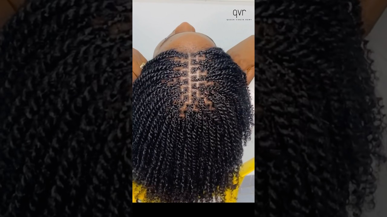 How to micro twist using spring twist human hair from @qvr hair 