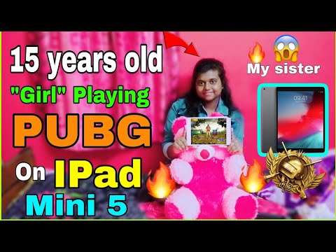 Apple ipad mini 5    15 years old girl playing  PUBG MOBILE  Handcame Video