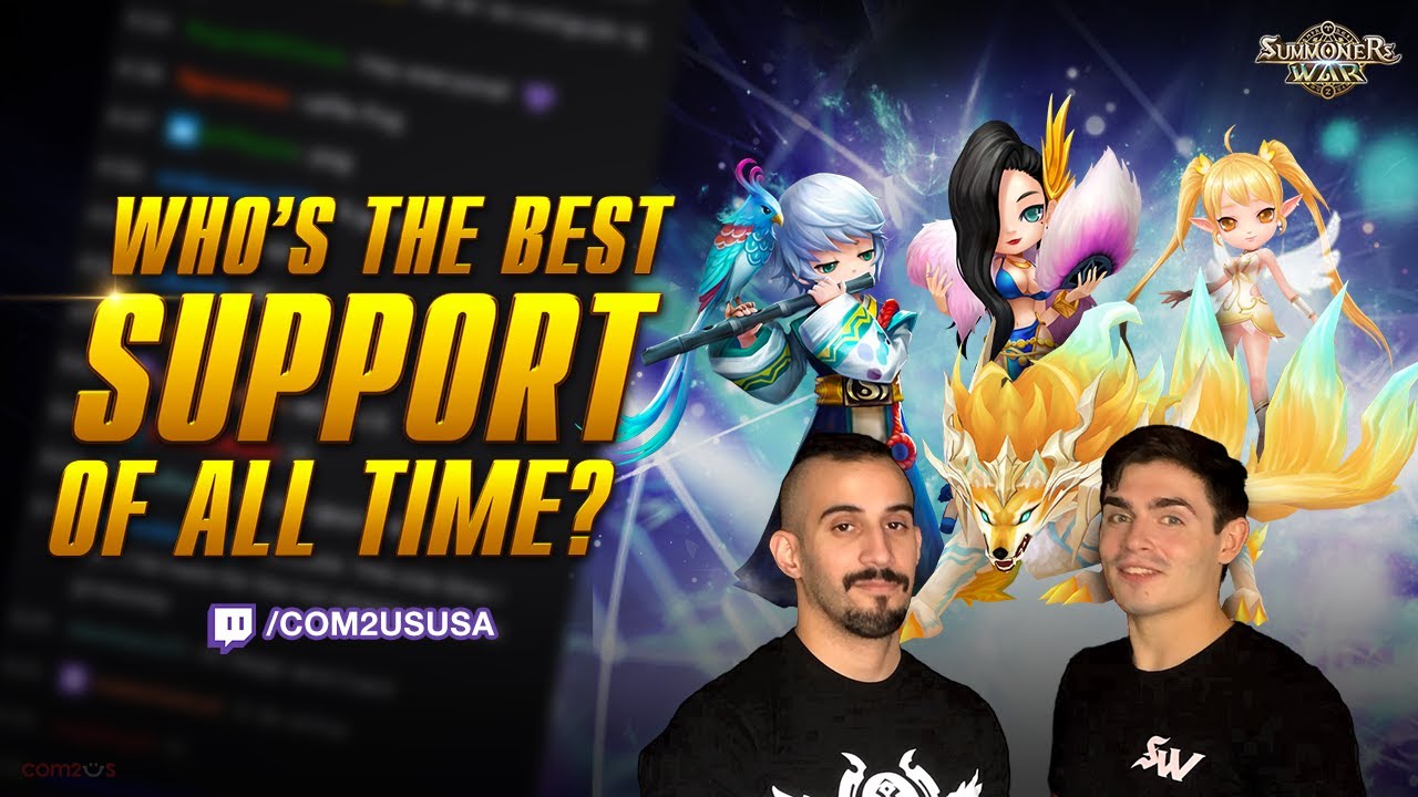 summoners war จัดอันดับ มอนสเตอร์ Update New The Top 10 Support Monsters Decided by Chat!