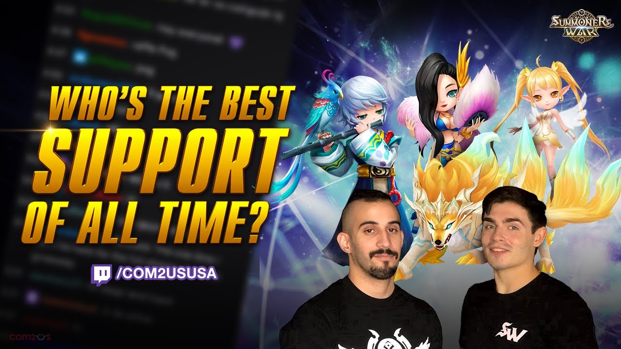 summoners war จัดอันดับ มอนสเตอร์  Update New  The Top 10 Support Monsters Decided by Chat!