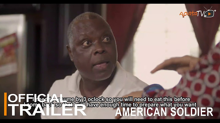 American Soldier  Yoruba Movie 2023 | Official Trailer | Now Showing On ApataTV+