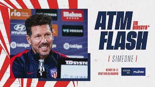 Rueda de prensa de Simeone antes del Getafe-Atleti