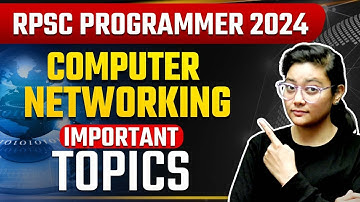 RPSC Programmer 2024 | Computer Networking | Aditi Mam