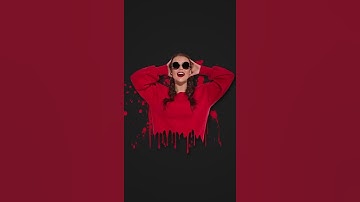 How to make this in adobe photoshop 2021 #shorts