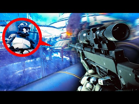 I Became An INSANE SNIPER In Star Wars Battlefront 2 (100 Kill Clutch)