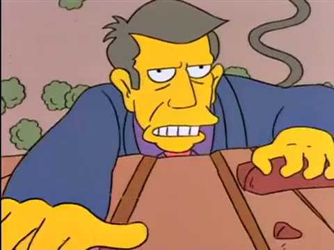 I Simpson ITA - Bart marina la scuola - Skinner Terminator