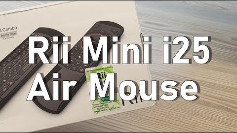 Rii i25 MINI Air Mouse Remote control with IR