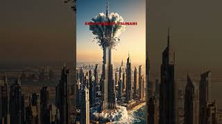 What If a 500M Tsunami Hit Dubai? 😱 (AI Cinematic) #cinematic #ai #shorts  #viralvideo