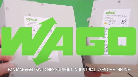 Lean managed switches support industrial uses of Ethernet