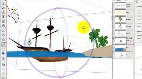 Arranging 2D Elements in 3D Space in Storyboard Pro 3D