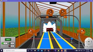 PLC CONVEYOR CARWASH PlclogicX 5000 CODE & SIMULATION screenshot 1