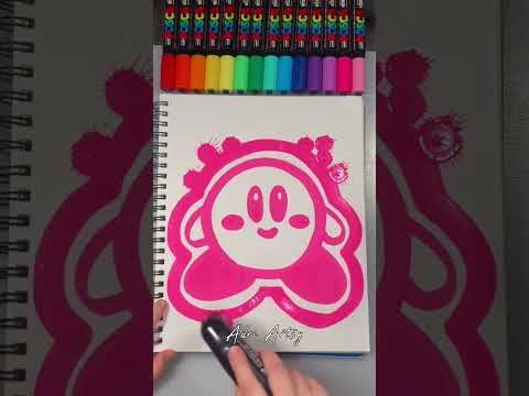 видео: Activating my THICK Pink Posca Mop’r Marker! #shorts