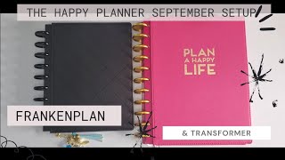 The Happy Planner September Setup| How to Transformer & Frankenplan| Using Multiple Planners